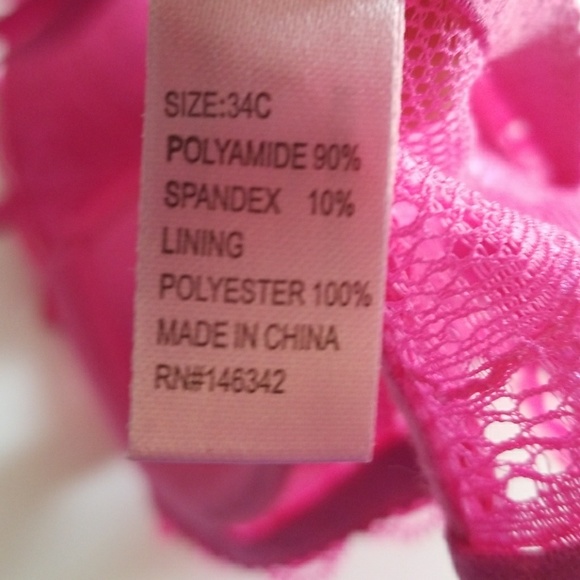 Pink lace bra - Picture 6 of 6